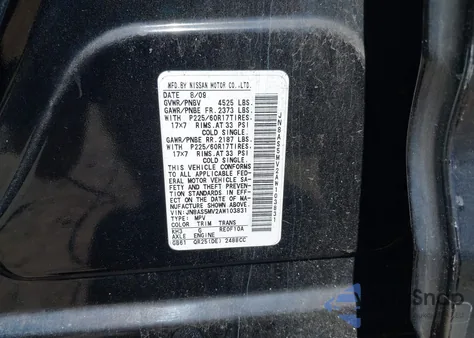 2010 Nissan Rogue Sl из США, поврежденный, VIN JN8AS5MV2AW103831